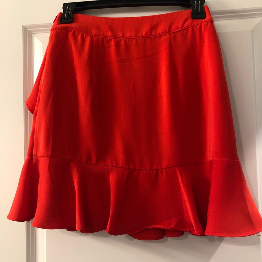 NWOT Red Ruffle Skirt from Revolve - Picture 4 of 5